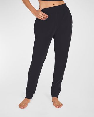 Mid-Rise Cotton Joggers