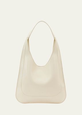 Midi Leather Hobo Bag