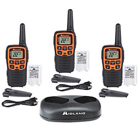 Midland XTalker T51X3VP3 Walkie Talkie, Set of Three