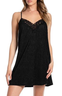 Midnight Bakery Pleated Chemise in Black 