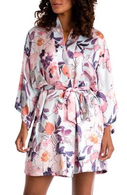 Midnight Bakery Shea Floral Satin Wrap in Leticia Floral