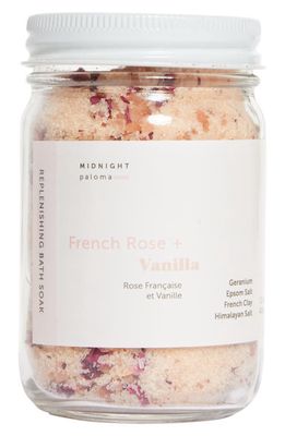 MIDNIGHT PALOMA French Rose & Vanilla Bath Salts in French Rose Vanilla