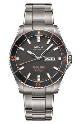 MIDO Ocean Star Diver Bracelet Watch, 42mm in Grey 