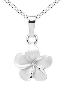 Mignonette Sterling Silver Flower Necklace