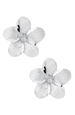 Mignonette Sterling Silver Flower Stud Earrings