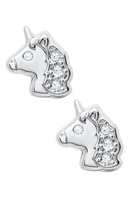 Mignonette Sterling Silver Unicorn Stud Earrings