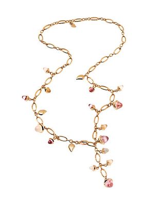 Mikado 18K Rose Gold & Multi-Gemstone Short Necklace