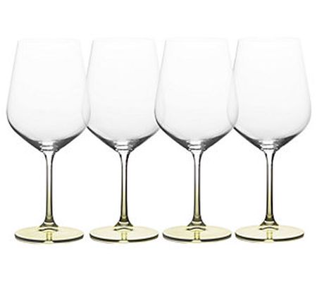 Mikasa Gianna Ombre Sage Set of 4 Red Wine Glas ses
