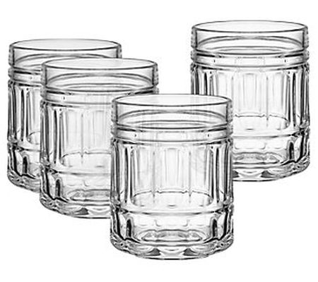 Mikasa Lawrence Set of 4 Double Old Fashioned G lass