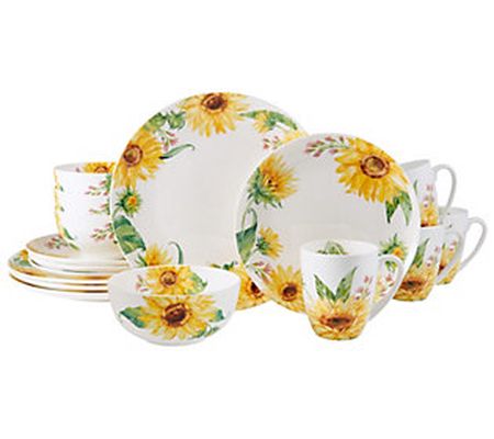 Mikasa Sunflower 16-Piece Dinnerware Set