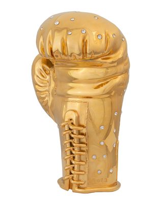 Mike Tyson 24k Gold Boxing Glove Collectible w/ Signature