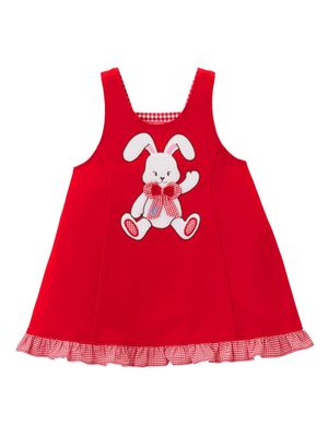 Miki House bunny embroidered dress