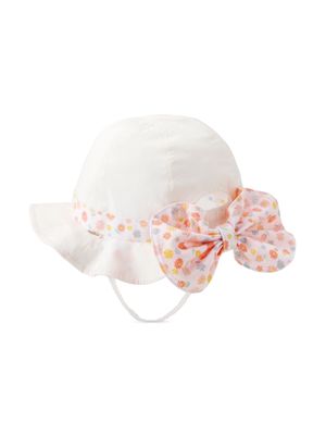 Miki House floral-print sun hat - 01