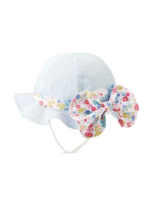 Miki House floral-print sun hat - 15