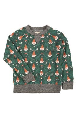 Miki Miette Kids' Iggy Gnome Print Graphic Sweatshirt in Papaelf