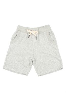 Miki Miette Kids' Rusty French Terry Shorts in Moon Grey