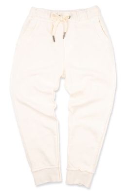 Miki Miette Kids' Ziggy Cotton Blend Joggers in Cream