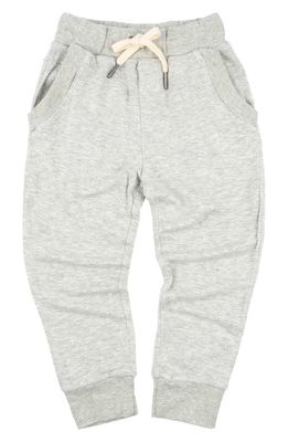 Miki Miette Kids' Ziggy French Terry Joggers in Moon Grey