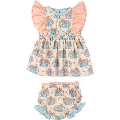 Miki Miette Mia Ruffle Tank & Bloomers Set in Dreamland