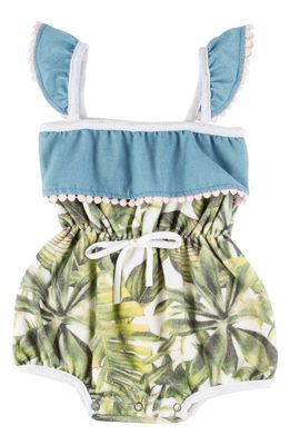 Miki Miette Willow Cotton Bubble Romper in Cocoa Beach