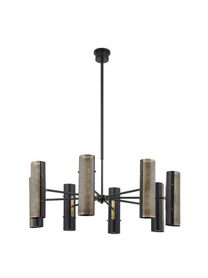 Mikka 16-Light Chandelier - Patina Brass Soft Black