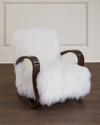 Milan Sheepskin Lounge Chair