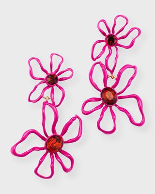 Mildred Lux Flowers Earrings