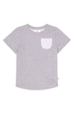 Miles and Milan Kids' The Addison Pocket T-Shirt in Heather Grey