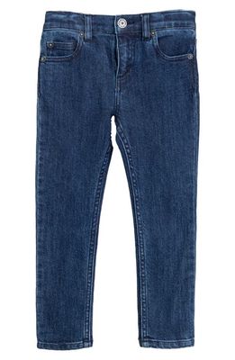 MILES BABY Kids' Straight Leg Organic Cotton Stretch Denim Jeans in Blue