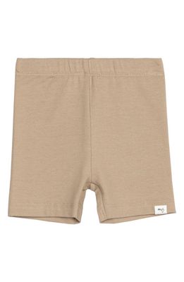 MILES THE LABEL Cotton Jersey Bike Shorts in 103 Sand