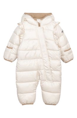 MILES THE LABEL Hooded Water Repellent Snowsuit in Off White
