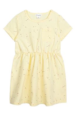 MILES THE LABEL Kids' Sprinkle Jersey Dress in 201 Light Yellow