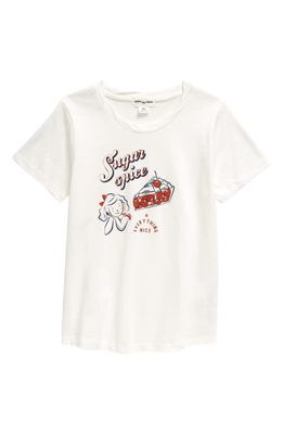 MILES THE LABEL Kids' Sugar Spice Graphic Tee in Off White