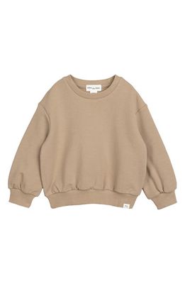 MILES THE LABEL Latte French Terry Sweatshirt in 103 Sand