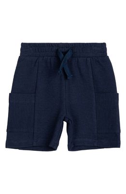 MILES THE LABEL Rib Cotton Pull-On Shorts in 604 Navy
