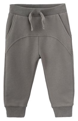 MILES THE LABEL Stretch Organic Cotton Joggers in Dark Grey