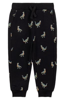 MILES THE LABEL T-Rex Stretch Organic Cotton Joggers in Black