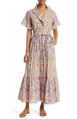 MILLE Victoria Ruffle Front Dress in Avignon Floral