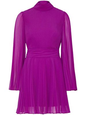 Milly Rosemary pleated minidress - Pink