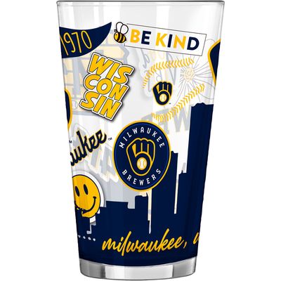 Milwaukee Brewers 16oz. Native Pint Glass