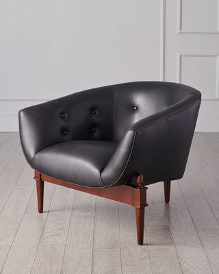 Mimi Leather Accent Chair
