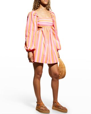 Mimi Striped Mini Dress