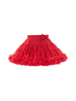 Mimi Tutu bow-detail tutu skirt - Red