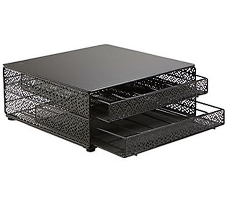 Mind Reader 72-Capacity Double Pod Storage Tray