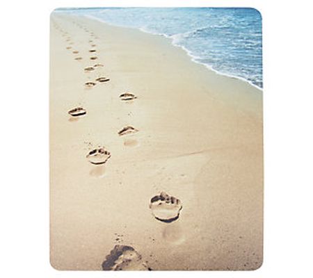 Mind Reader 9-to-5 Collection Office Chair Mat, Life's a Beach