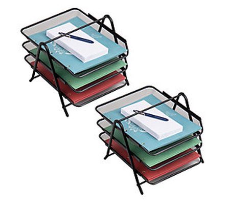 Mind Reader Network Collection, Paper Tray, Set of 2