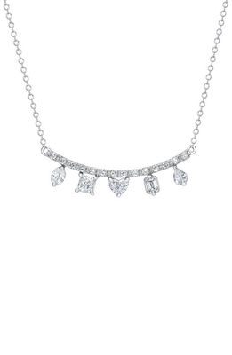 Mindi Mond Clarity Fancy Diamond Necklace in White Gold/Diamond 