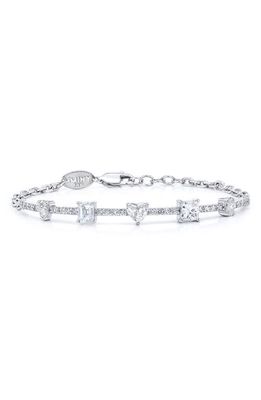 Mindi Mond Fancy Cut Diamond Bracelet in 18K Wg