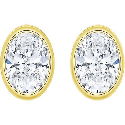 Mindi Mond Icon Diamond Stud Earrings in Yellow Gold/Diamond 