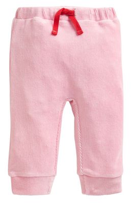 Mini Boden Corduroy Drawstring Joggers in Cameo Pink